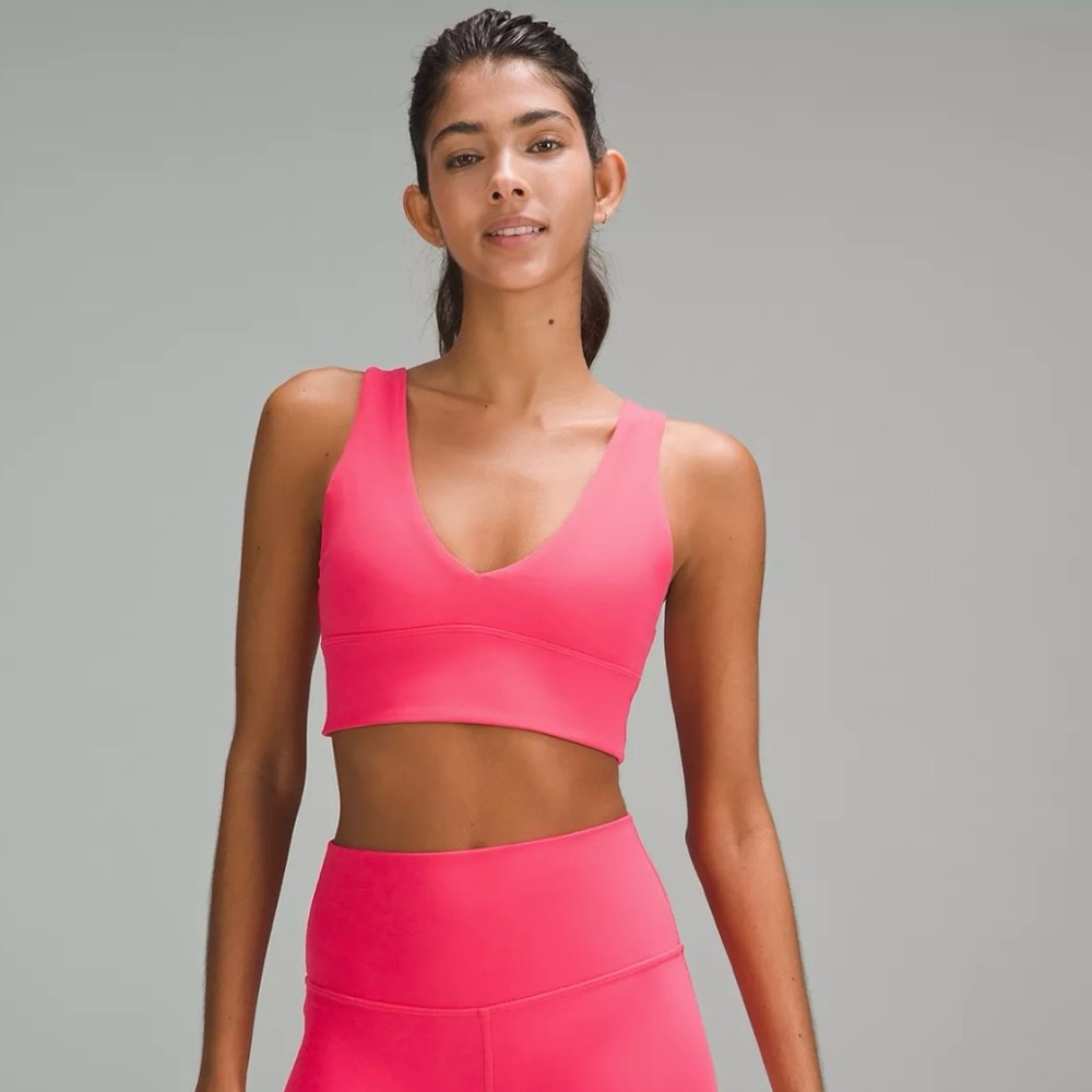 Lululemon align v neck bra a/b LIP GLOSS